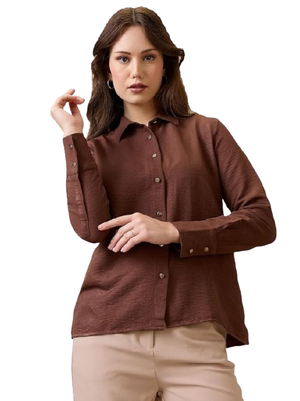 Short Sleeve Henley Style Vacation Blouse